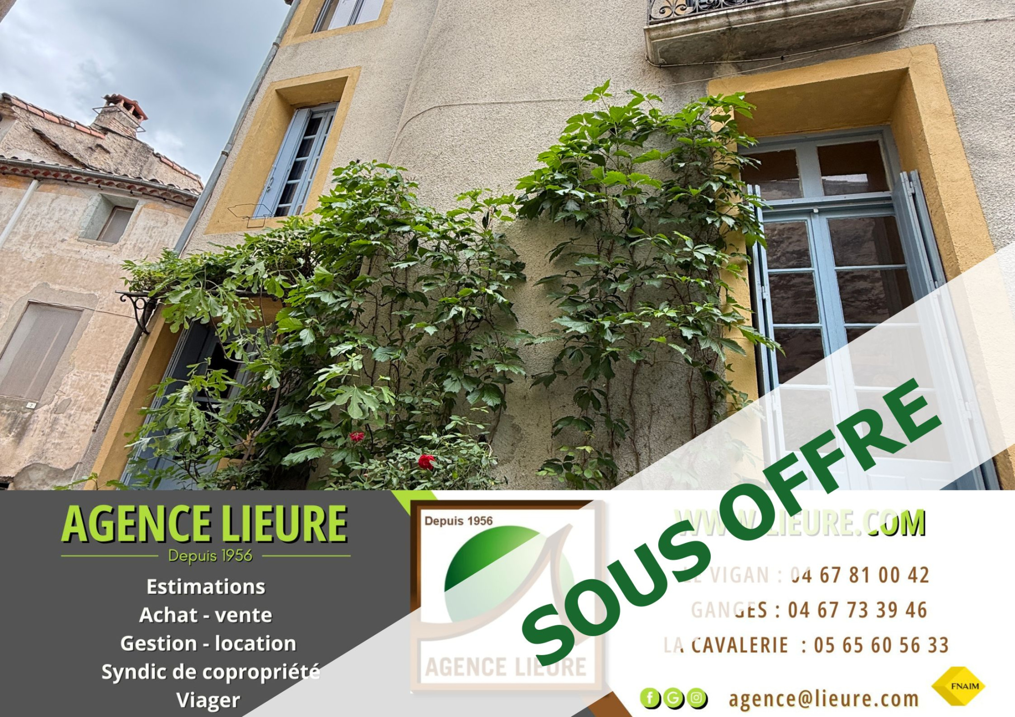 Vente Maison 4 chambres Aulas 30120